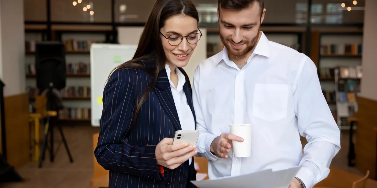 approach young entrepreneur doing internship