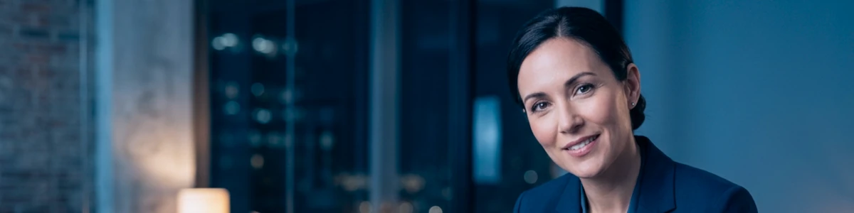 female executive in an office